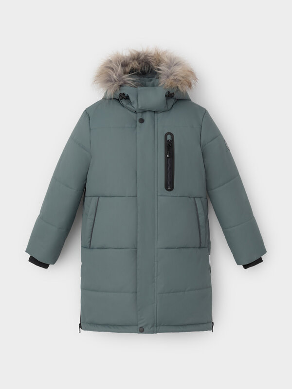 CROCKID Пальто 572189 ВК 36110/2 ГР зеленый