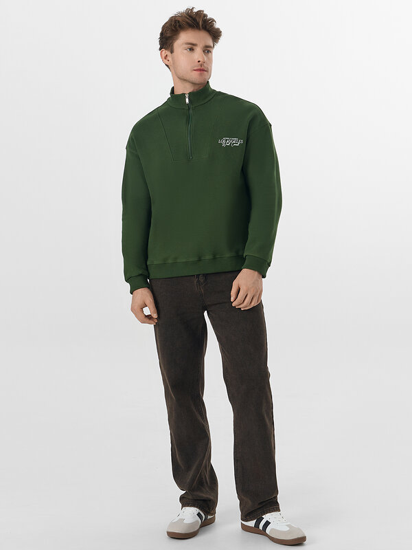 MARK FORMELLE Толстовка 572258 121935 т.зеленый +печать