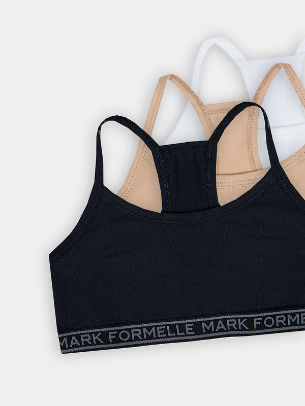 MARK FORMELLE Бюстье 572275 517707-3 белый + обжаренный миндаль + черный