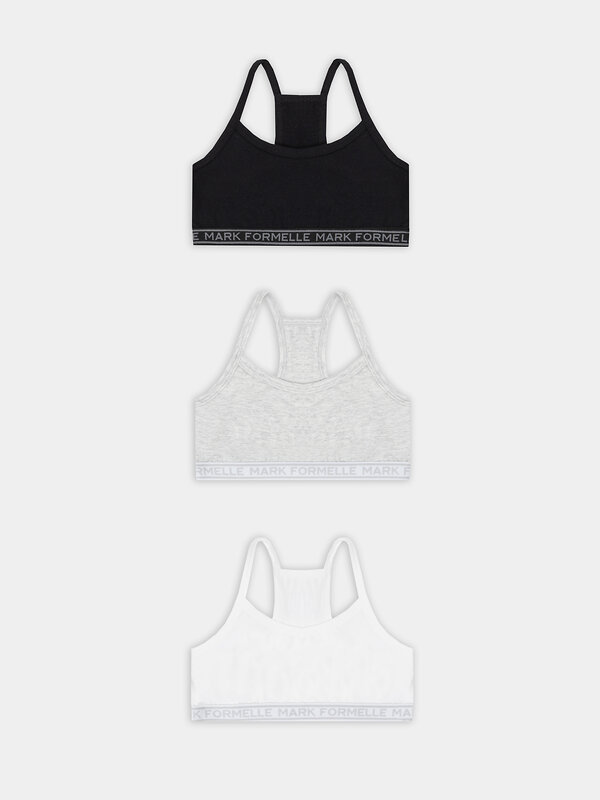 MARK FORMELLE Бюстье 572276 517707-3 белый + серый меланж+черный