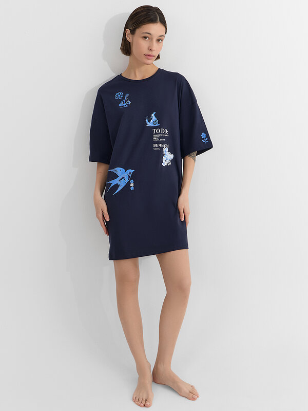 MARK FORMELLE Туника 572374 512079 т.синий +печать