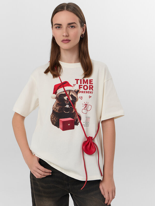 MARK FORMELLE Футболка 572407 112678 св.молочный +печать