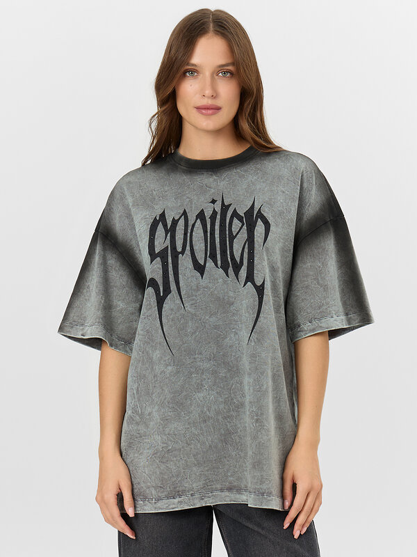 MARK FORMELLE Футболка 572416 112953 ACID WASH металлический