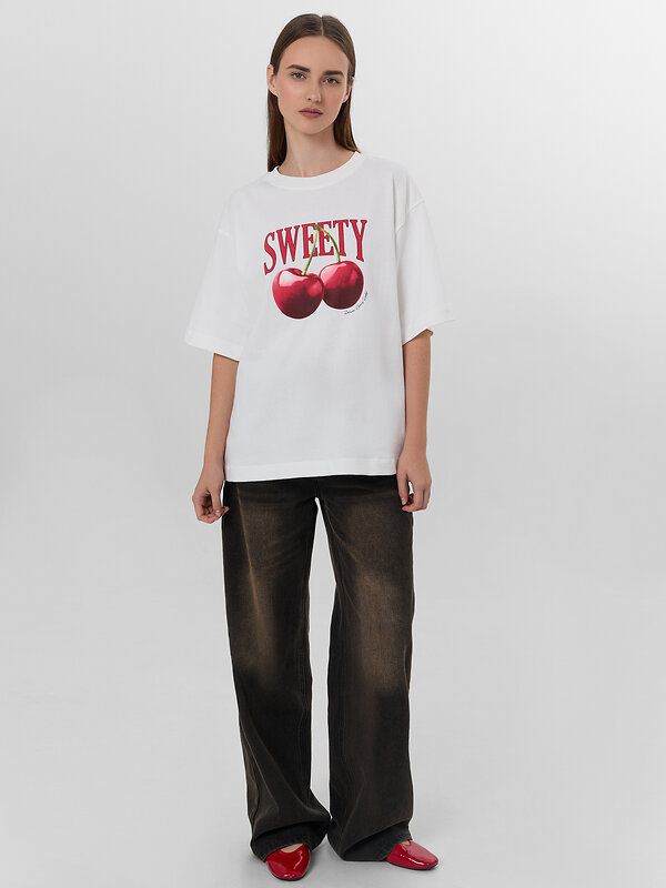 MARK FORMELLE Футболка 572418 112961 белый +печать