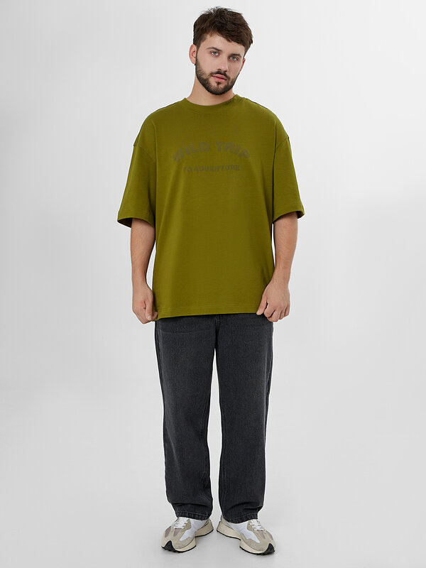 MARK FORMELLE Футболка 572433 111892 травяной +печать