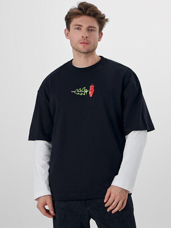 MARK FORMELLE Футболка 572434 111892 черный +печать