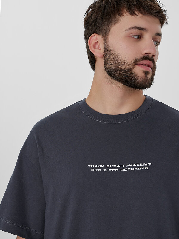 MARK FORMELLE Футболка 572438 111900 графит +печать