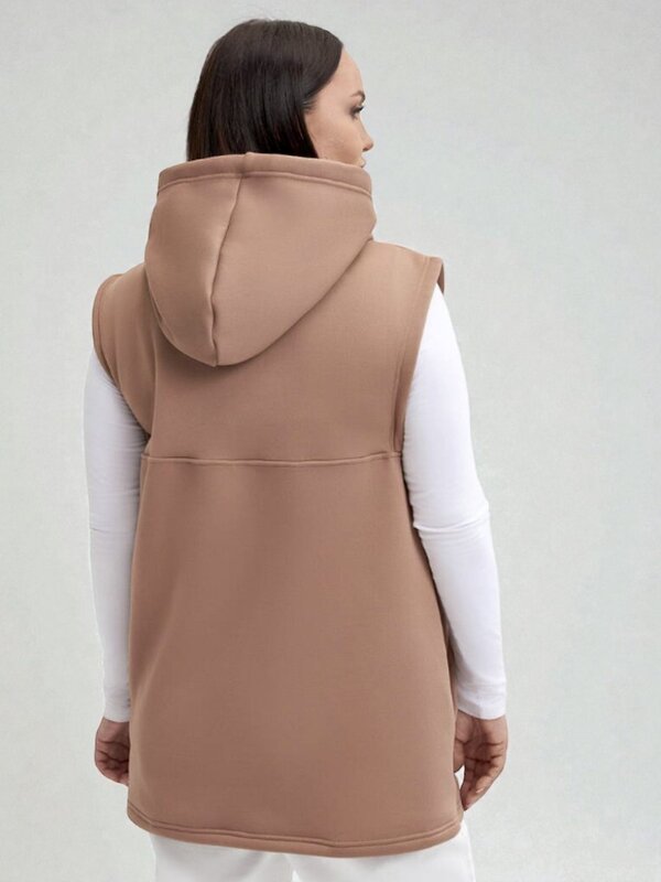 AandOstudio Жилет 572440 Ж00001 бежевый/кофейный