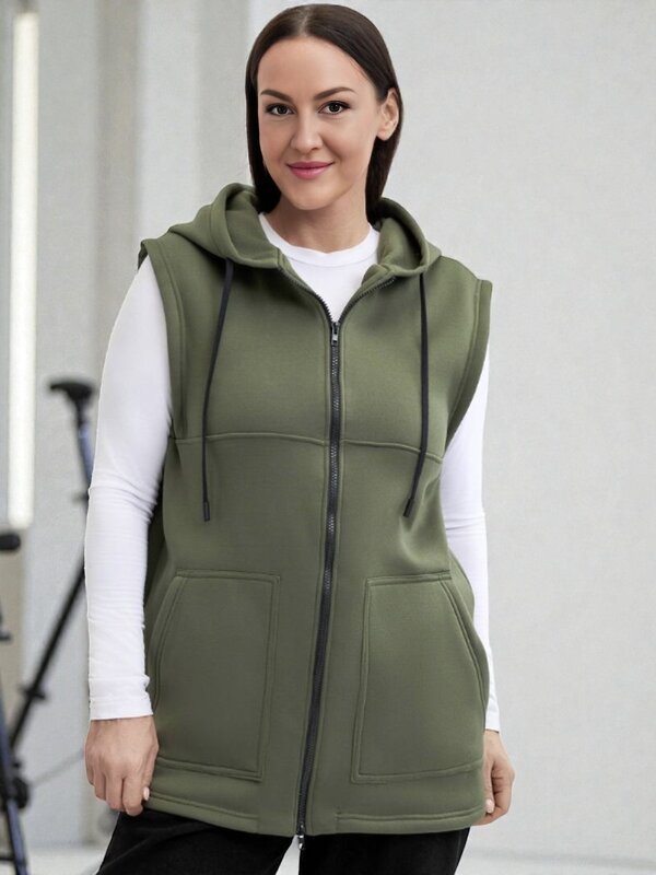 AandOstudio Жилет 572442 Ж00001Б хаки