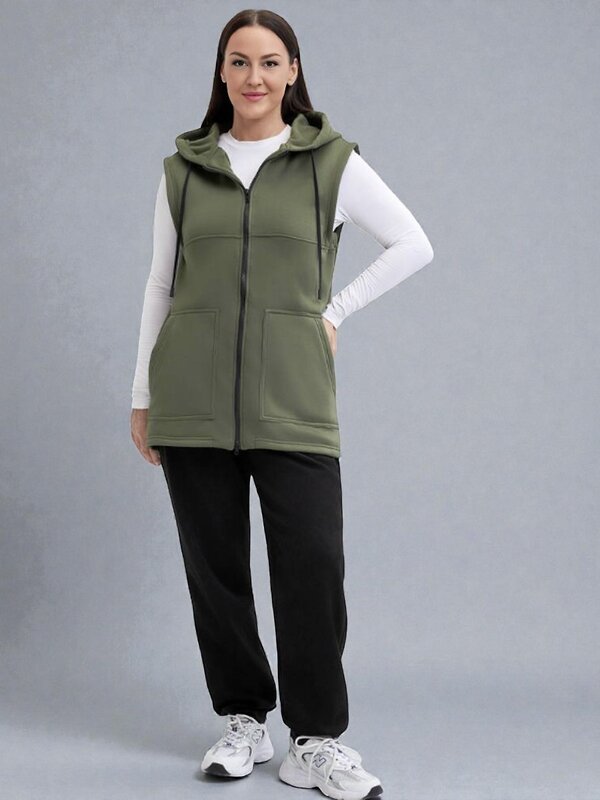 AandOstudio Жилет 572442 Ж00001Б хаки