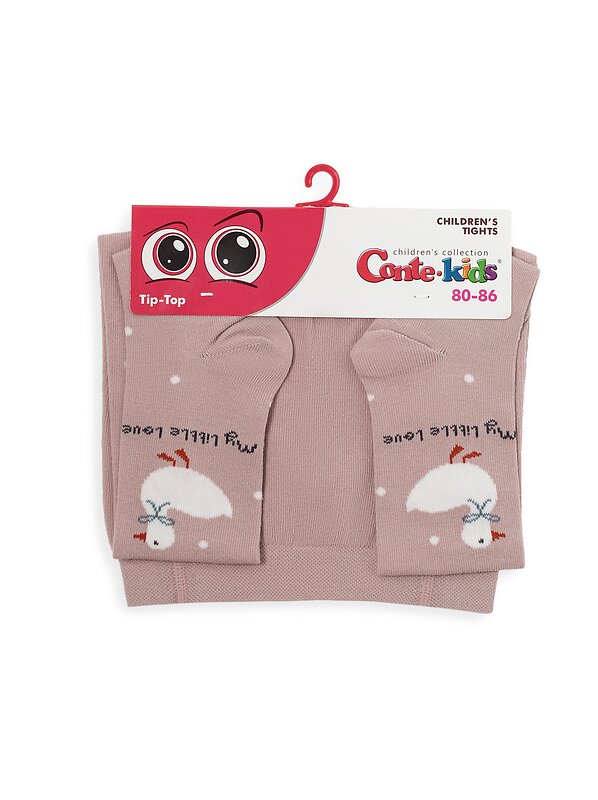 CONTE-KIDS Колготки 572458 TIP-TOP пепельно-розовый