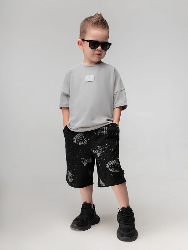 Bodo Шорты 572504 8-78МU черный (светло-серый)