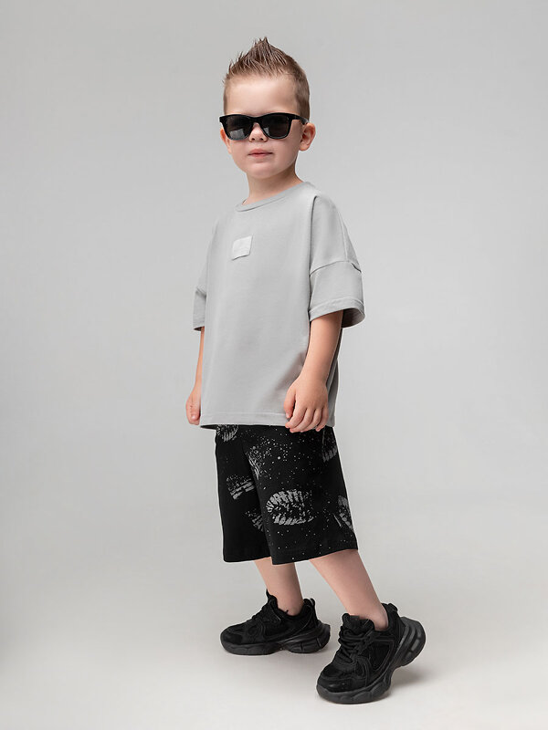 Bodo Шорты 572504 8-78МU черный (светло-серый)