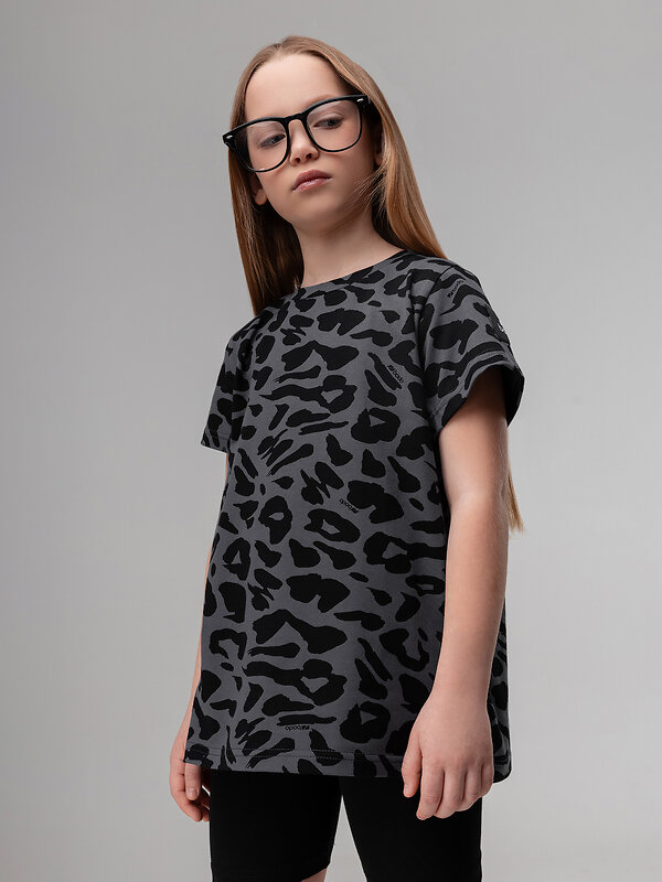 Bodo Футболка 572507 4-316MU серый (черный)