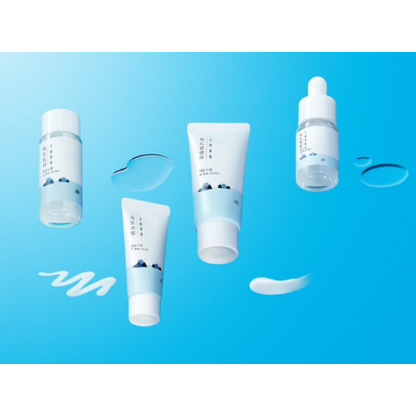 ROUND LAB Набор средств для лица с морской водой: пенка, тонер, сыворотка, крем / 1025 Dokdo Trial Kit, 30 мл, 20 мл x 2, 10 мл 572626 25807 