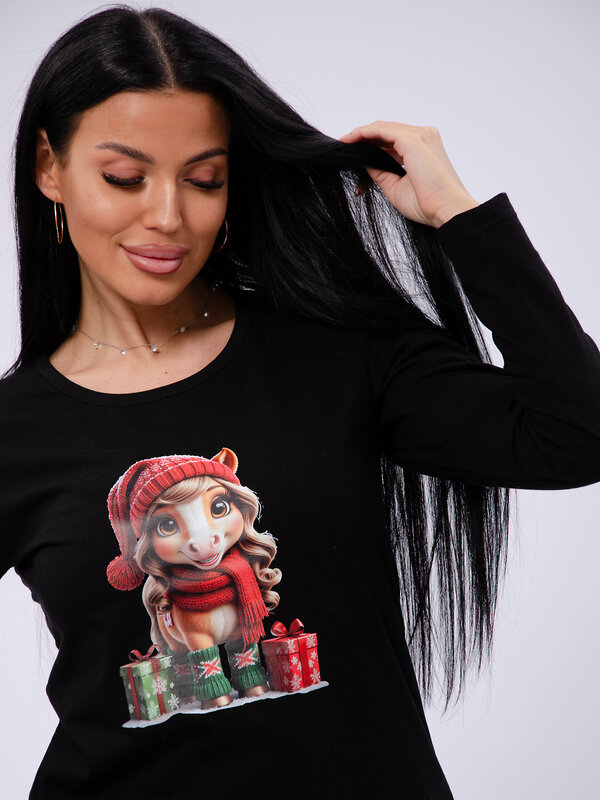 Malina Пижама 572631 3186 чёрный/красный