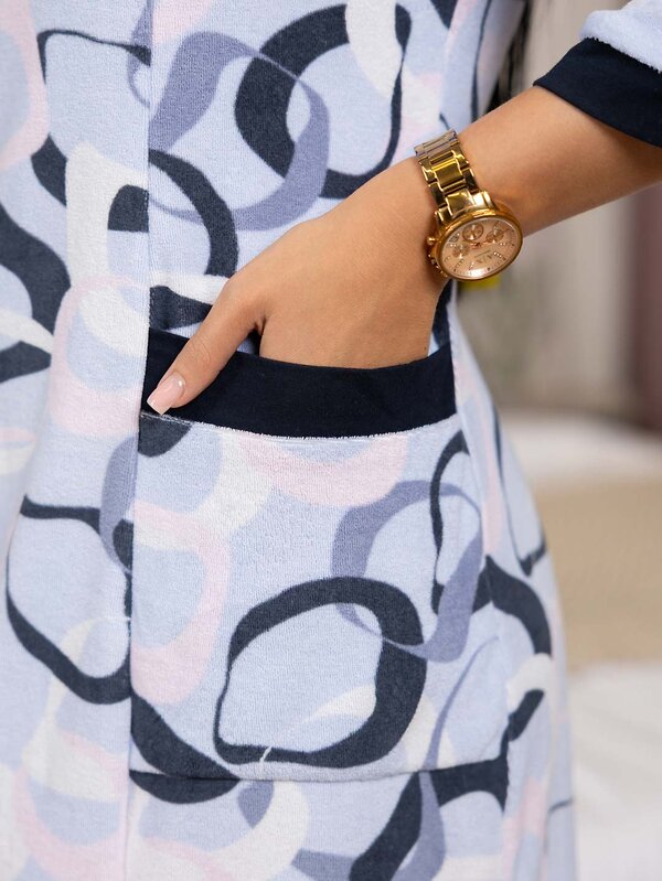 Текс-плюс Халат 572642 НФ-00245904 Синий,голубой