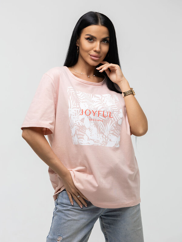 Текс-плюс Футболка 572647 НФ-00156183 Розовый