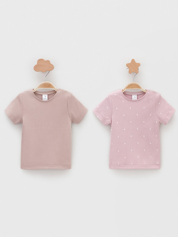 CROCKID Футболка 572668 К 302521-2уп розовый