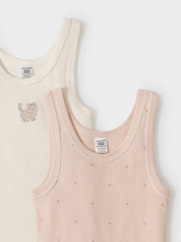 CROCKID Майка 572697 МП 1181-2уп розовый