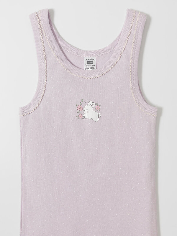 CROCKID Майка 572698 МП 1181-2уп фиолетовый