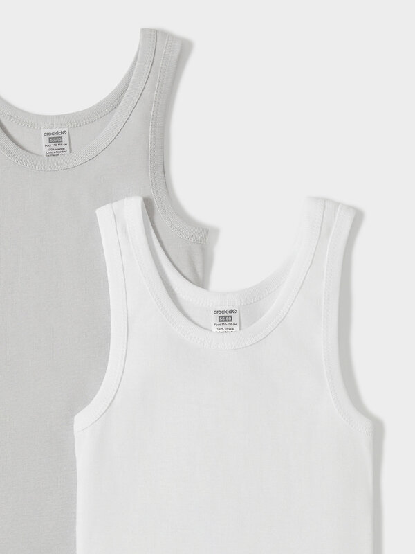 CROCKID Майка 572699 МП 1182-2уп белый