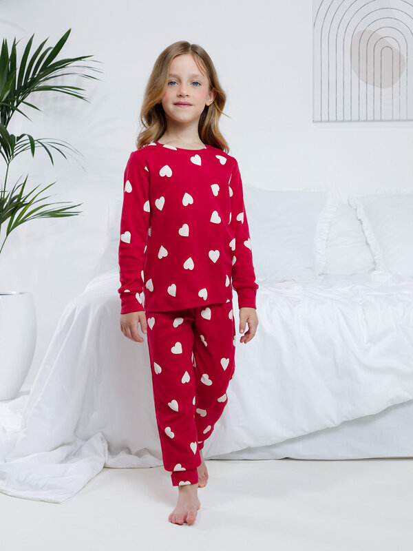 CROCKID Пижама 572720 МП 1552 красный