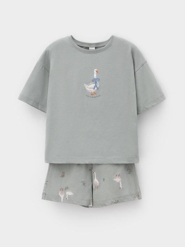 CROCKID Пижама 572723 МП 1658-1 зеленый