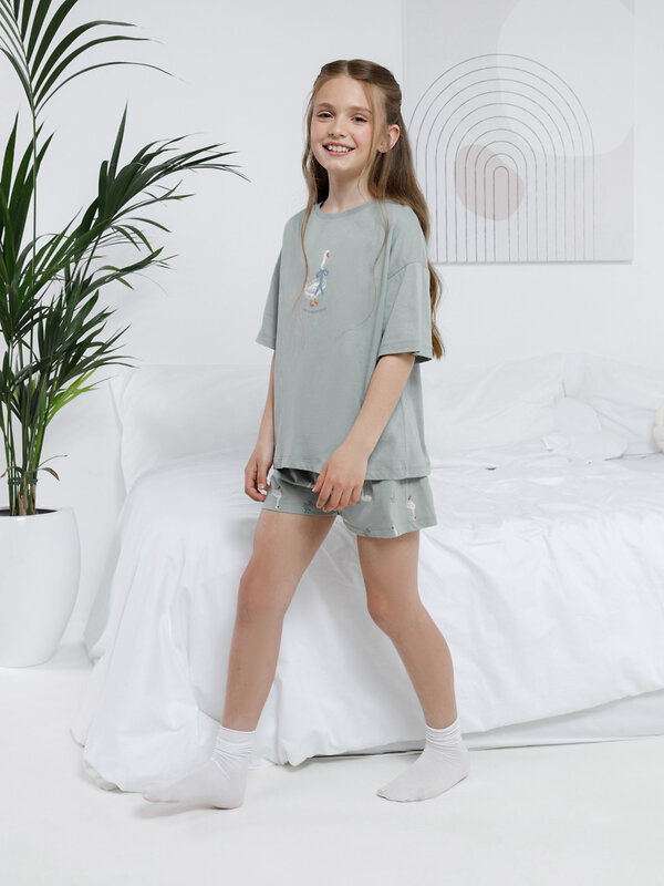 CROCKID Пижама 572723 МП 1658-1 зеленый