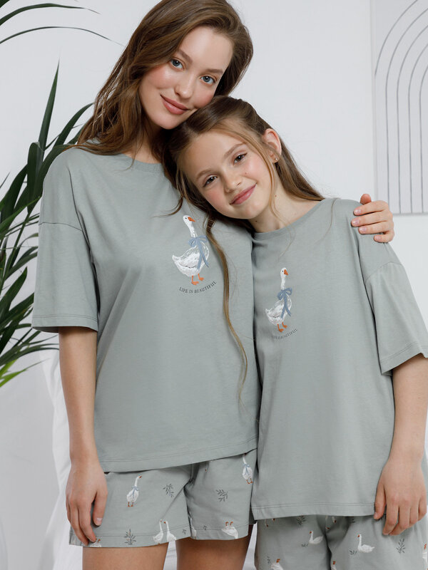 CROCKID Пижама 572723 МП 1658-1 зеленый