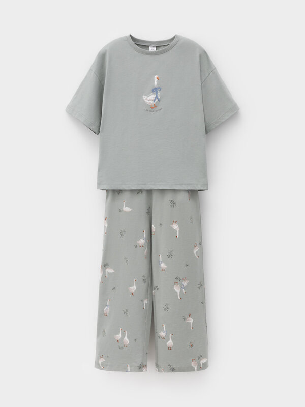 CROCKID Пижама 572724 МП 1657-1 зеленый