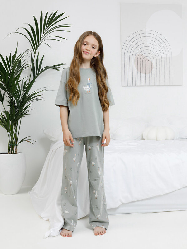 CROCKID Пижама 572724 МП 1657-1 зеленый