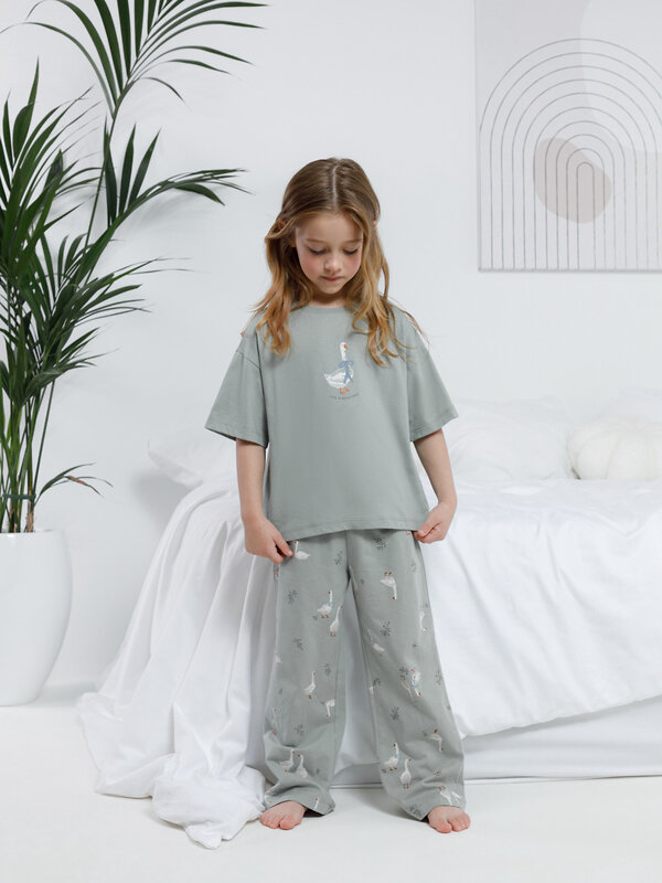 CROCKID Пижама 572725 МП 1657 зеленый