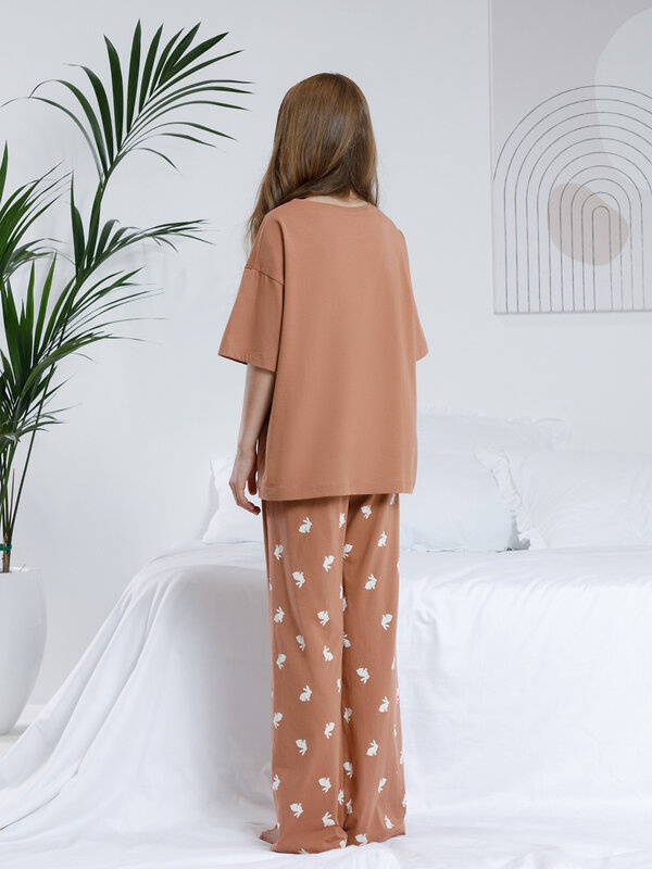 CROCKID Пижама 572733 МП 1657-1 кофейный