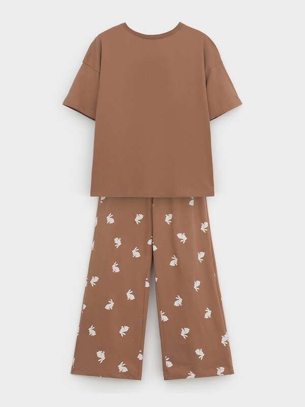 CROCKID Пижама 572733 МП 1657-1 кофейный