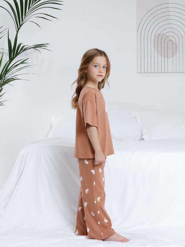 CROCKID Пижама 572735 МП 1657 кофейный