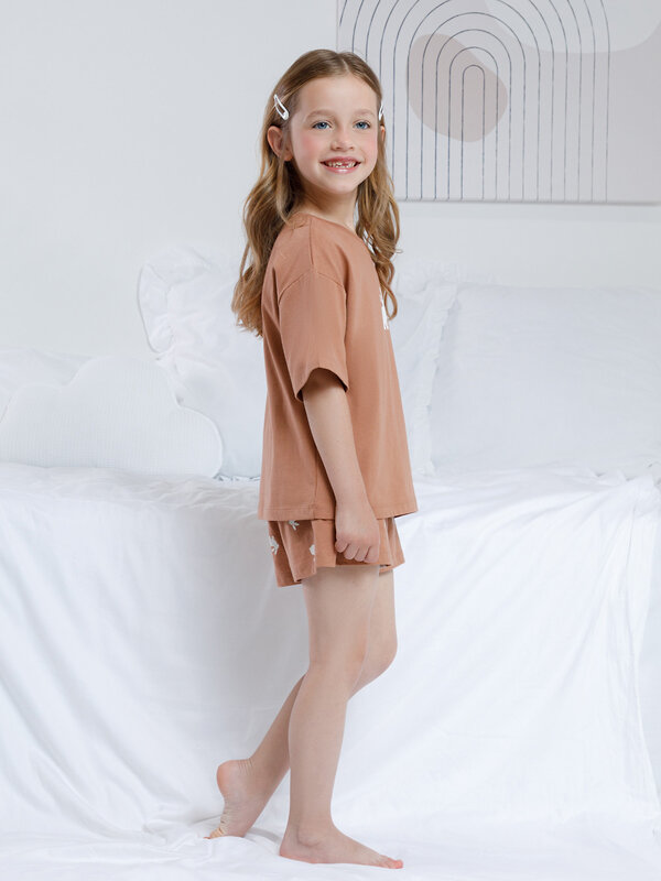 CROCKID Пижама 572736 МП 1658 кофейный