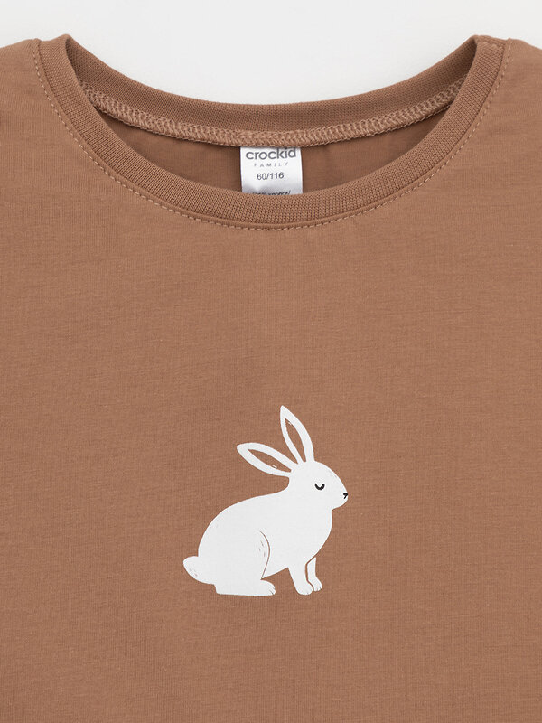 CROCKID Пижама 572736 МП 1658 кофейный