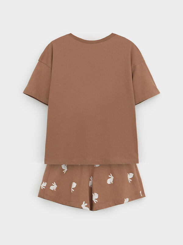 CROCKID Пижама 572736 МП 1658 кофейный