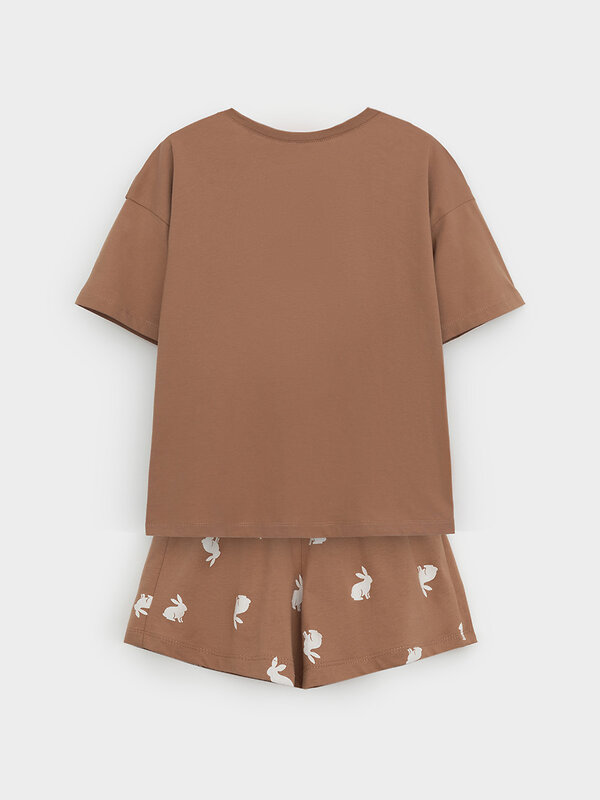 CROCKID Пижама 572737 МП 1658-1 кофейный