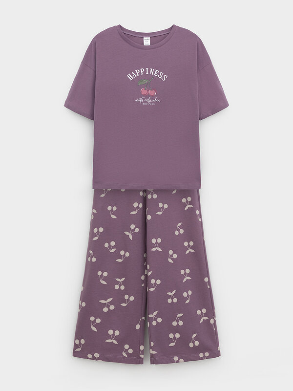 CROCKID Пижама 572740 МП 1657 бордовый