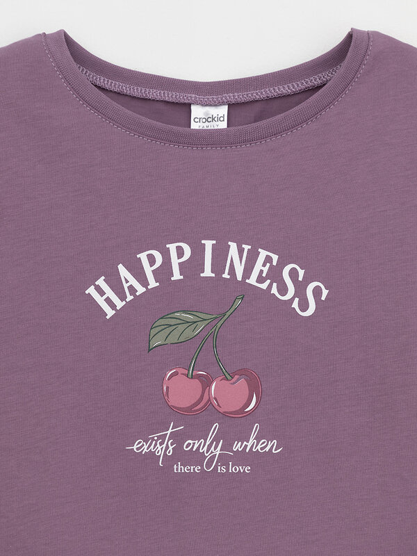 CROCKID Пижама 572741 МП 1658-1 сливовый