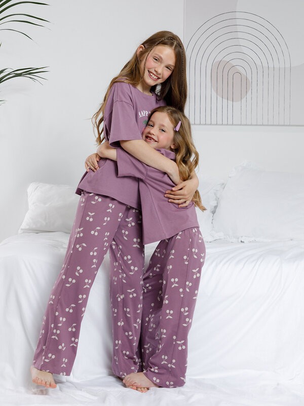 CROCKID Пижама 572742 МП 1657-1 сливовый