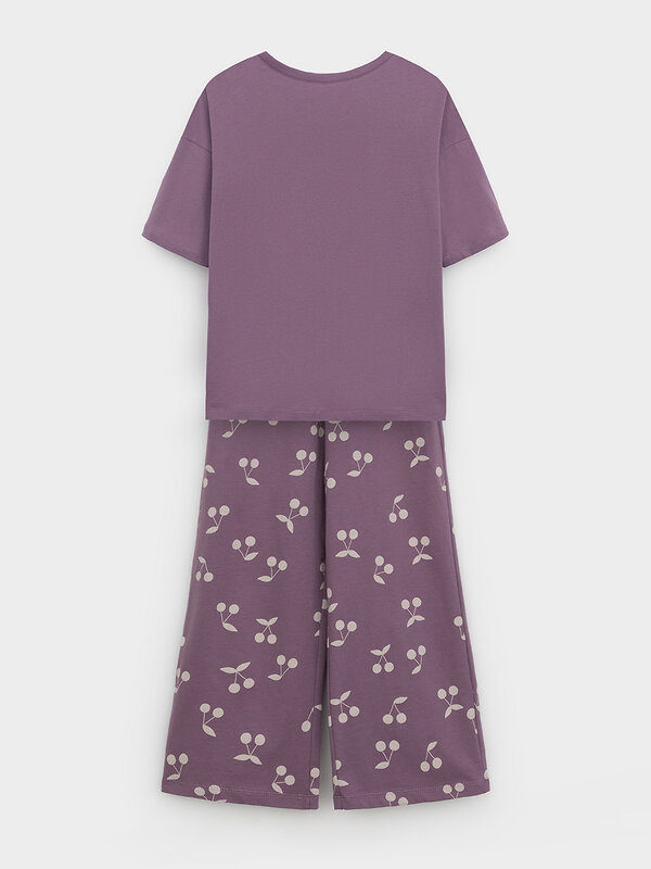 CROCKID Пижама 572742 МП 1657-1 сливовый