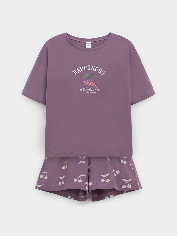 CROCKID Пижама 572743 МП 1658 сливовый