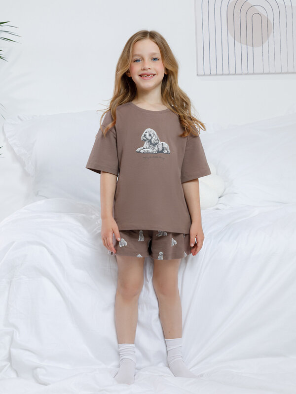 CROCKID Пижама 572744 МП 1658 коричневый