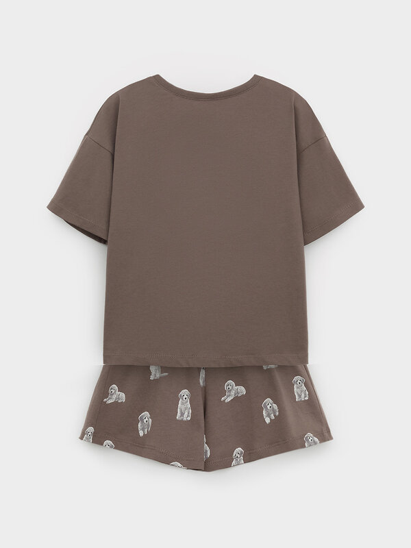 CROCKID Пижама 572744 МП 1658 коричневый