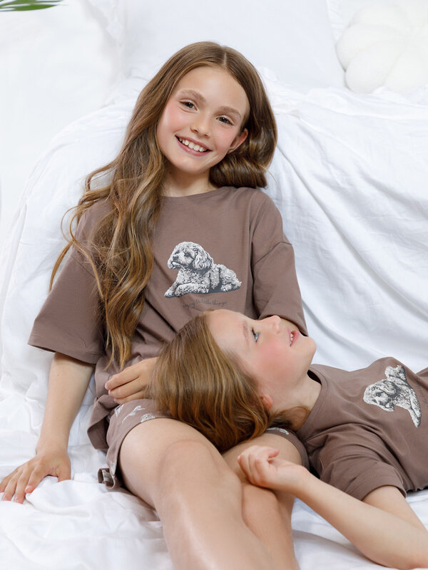 CROCKID Пижама 572745 МП 1658-1 коричневый