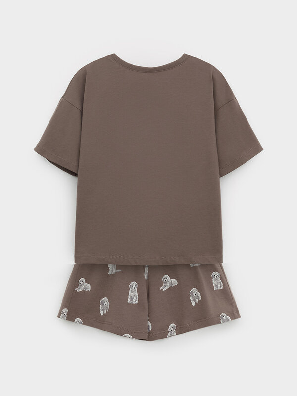 CROCKID Пижама 572745 МП 1658-1 коричневый