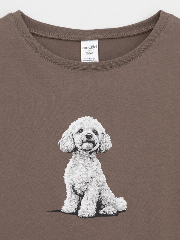 CROCKID Пижама 572746 МП 1657-1 коричневый